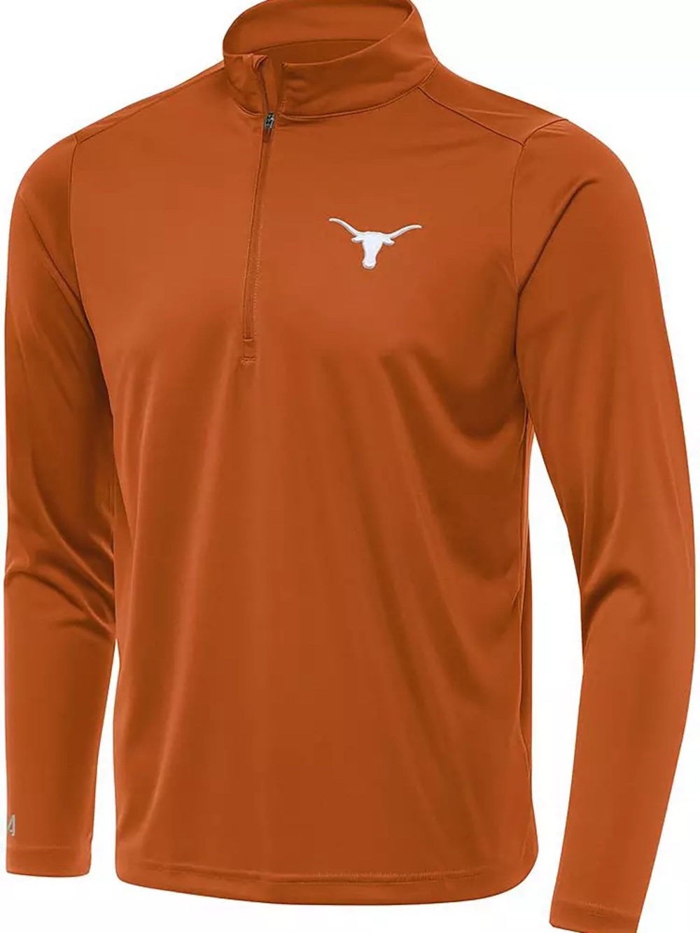 Men’s Texas Longhorns Burnt Orange Qtr Zip size large
